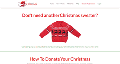 Desktop Screenshot of donatemychristmas.com